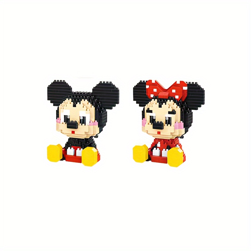 

1pc, Disney Mickey, Minnie, Disney Micro Particle Building Blocks, Bricks, Puzzle Micro Particle Villain, Building Blocks, Educational Toys