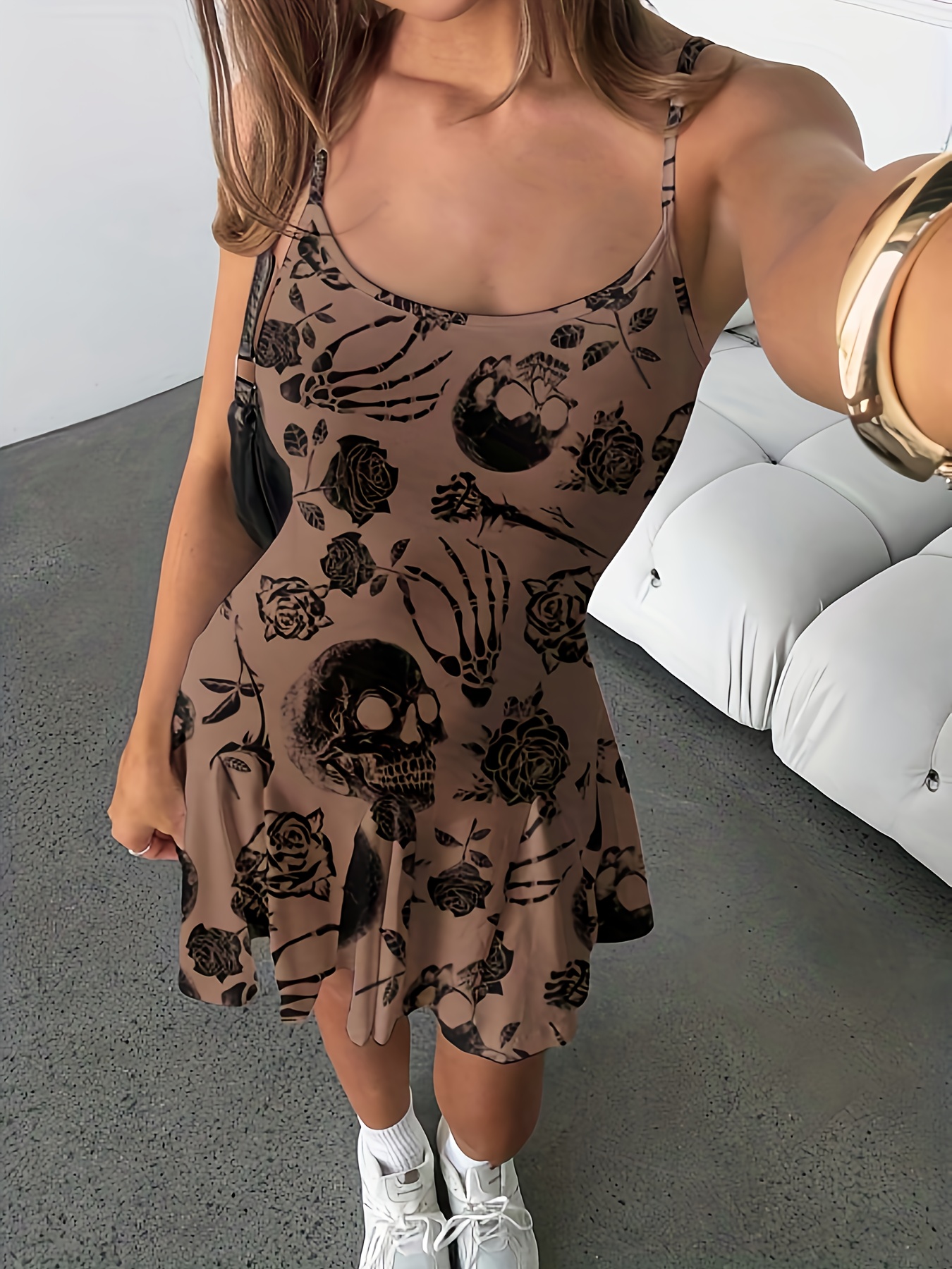 skull print bodycon dress gothic skull print bodycon dress low cut sleeveless