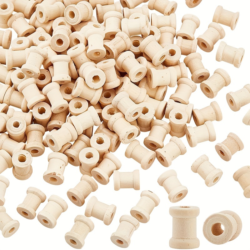 

100pcs/50pcs/20pcs/10pcs Wooden Spools Spools, Contains 6 Of Wooden Spools, Thread Braided Spools Wooden Spools For And Diy Sewing Supplies