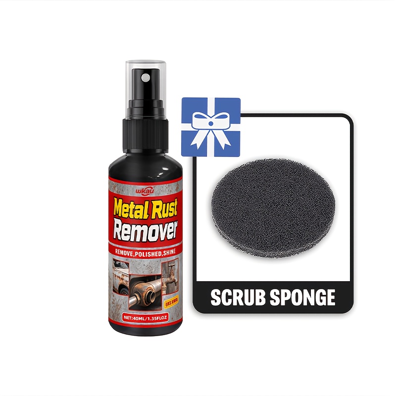 Powerful And Rust Removal And - Penetrates And Dissolves Rust, Polishes To A New Look, Suitable For Polishing And Repairing Of Household Metal Parts And Components, Lightly Press The Nozzle