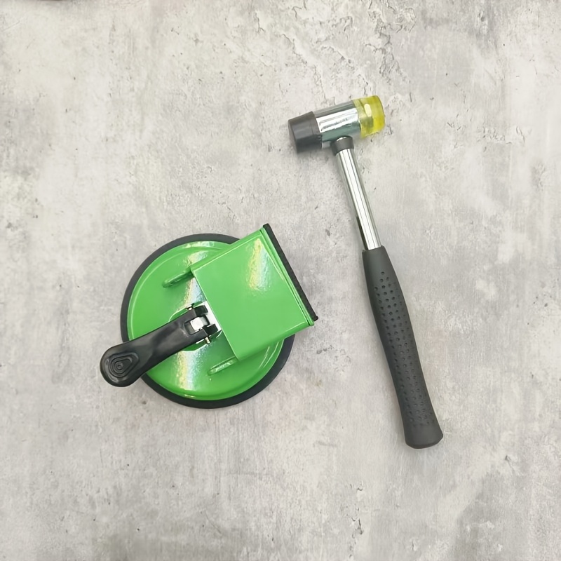E-shop Holzboden-Fugenreparatur-Werkzeugsatz, starker Saugnapf + Gummihammer, 2-tlg., Spannwerkzeug, einfach zu bedienen mit sicherem Halt, müheloses