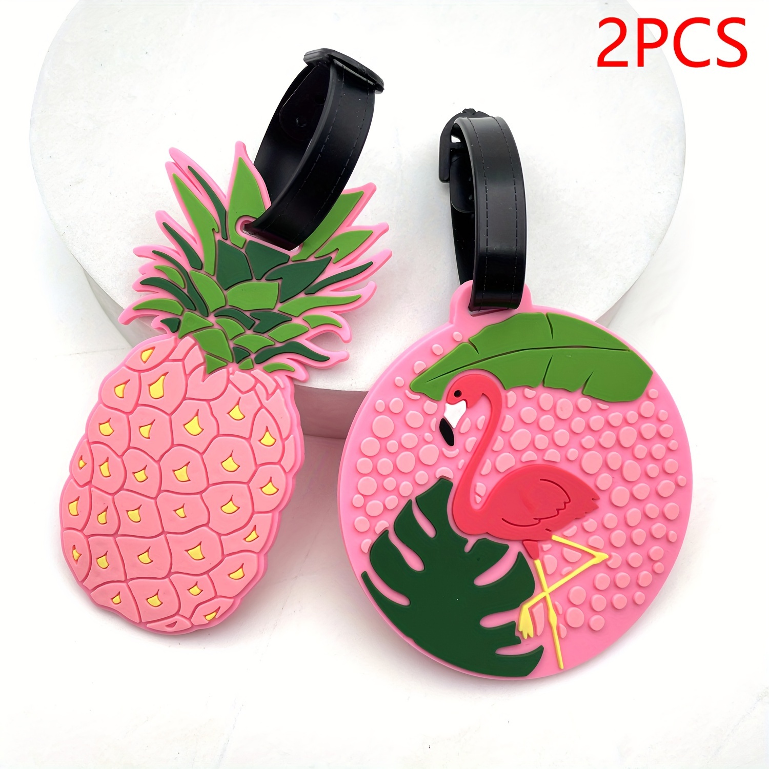 Creative Cartoon Suitcase Tags In Stylish Silicone For Luggage Identification, Including Name And Address Labels, Perfect For