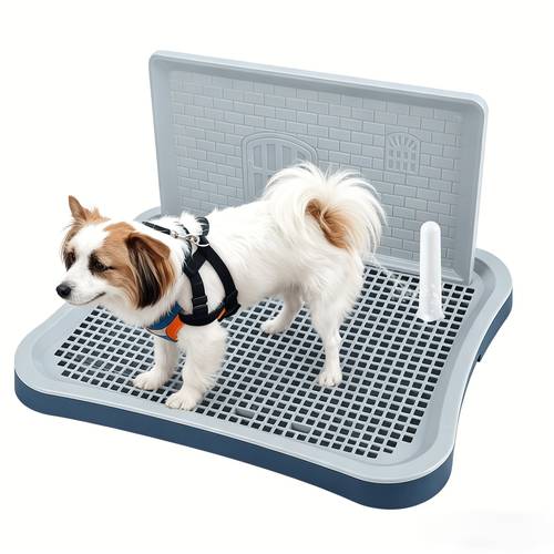 extra large dog potty tray removable dog toilet tray washable dog potty mat holder dog potty tray with handle reusable dog toilet with grille leak proof dog potty tray puppy potty training tray indoor dog toilet