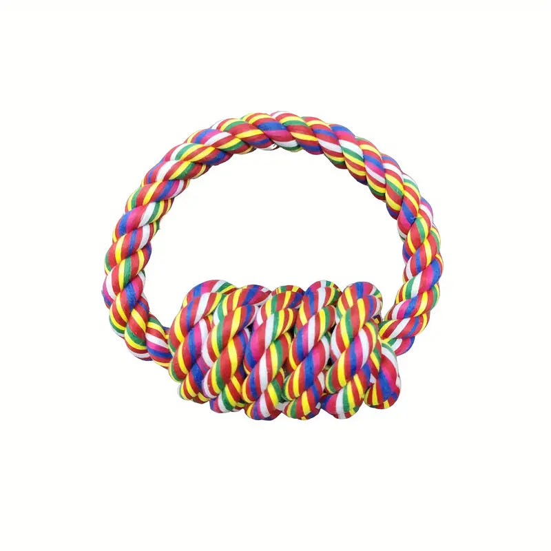 1pc knot dog toys for large breeds assorted colors tough chew toys for heavy duty dental rope toys kit for medium large dogs indestructible puppy teething chew tug toy set dog teeth cleaning bite resistant design Product details 2