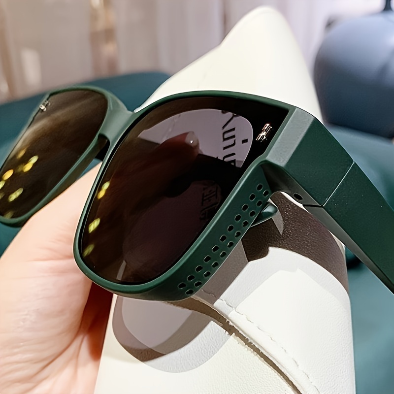 

Large Square Glasses For Women Men Polarized Fit Over Anti Glare Sun Shades Glasses For Driving Beach Travel Fashion Glasses