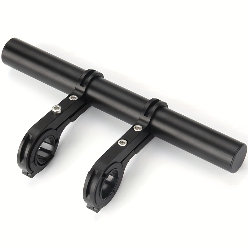 TEMU Bike Handlebar Extender Lightweight Durable Double Rack Multifunctional Bracket Electric Scooter Handlebar Extender Extension Horn Light Mount