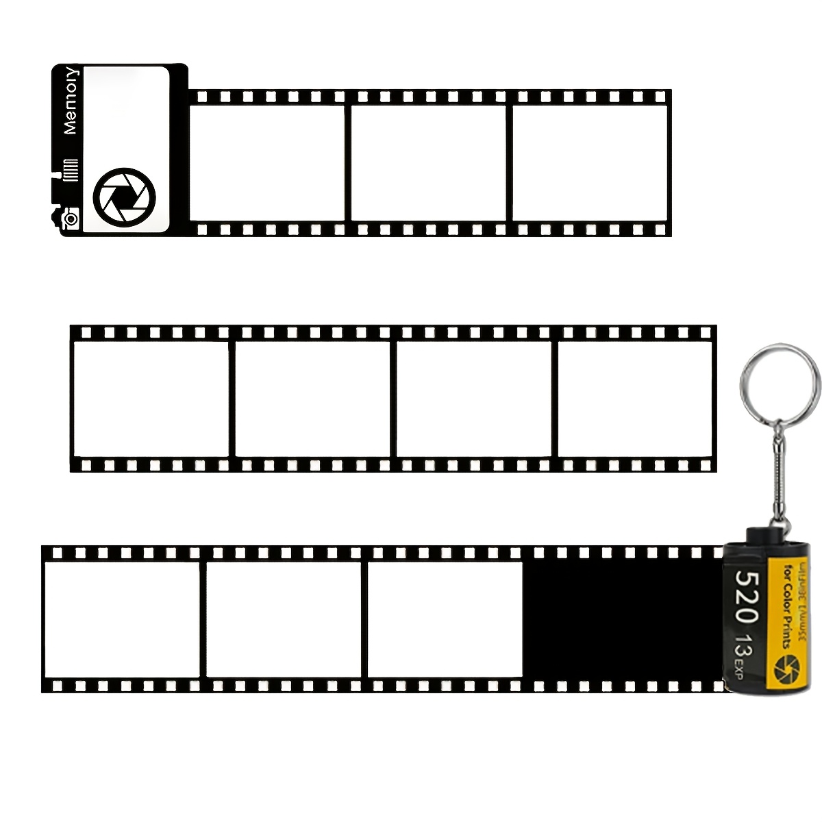 TEMU Personalized Photo Mini Album With Custom Film Roll - Suitable For Birthdays,, Parties | Camera Memory Roll Gift For & | Creative For Parties,