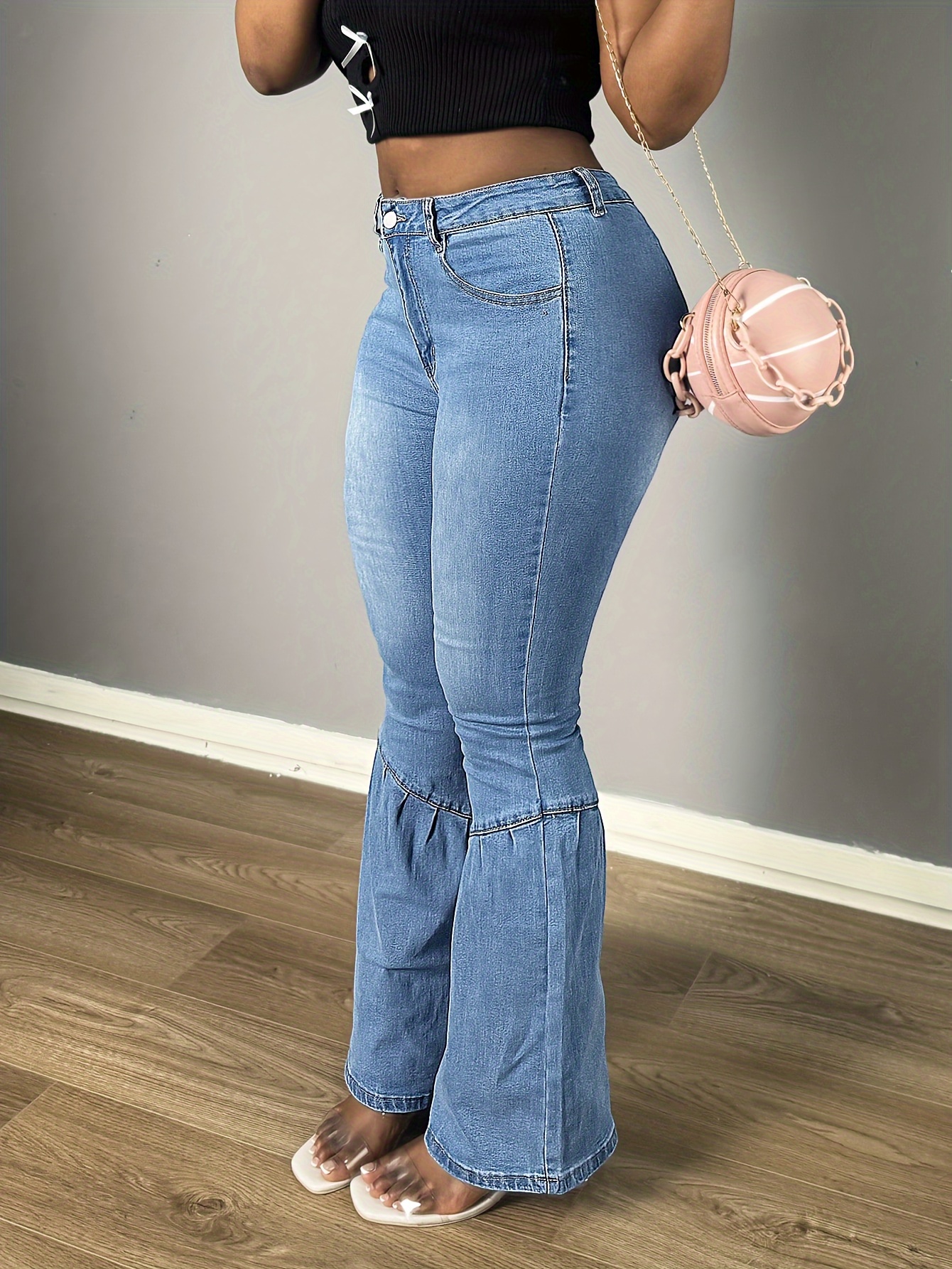 Flare Jeans Pants That Make Your Booty Look Bigger Jeans Flared