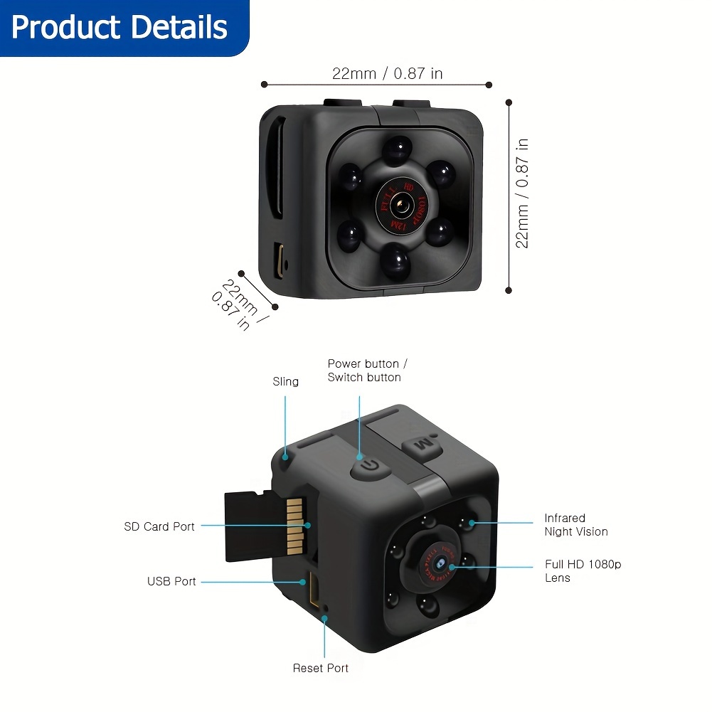 Recording Amazon Mini Spy Hidden Camera,NIYPS 1080P Portable Small