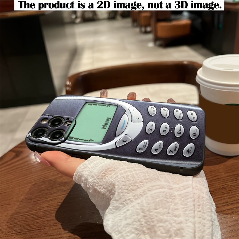 TEMU Phone Case - Retro Phone Screen Display Phone Case For Iphone 17, 16, 15, 14, 13, 12, 11, X, Xs, Pro, Max, Plus - Creative , Unisex, Ideal Gift