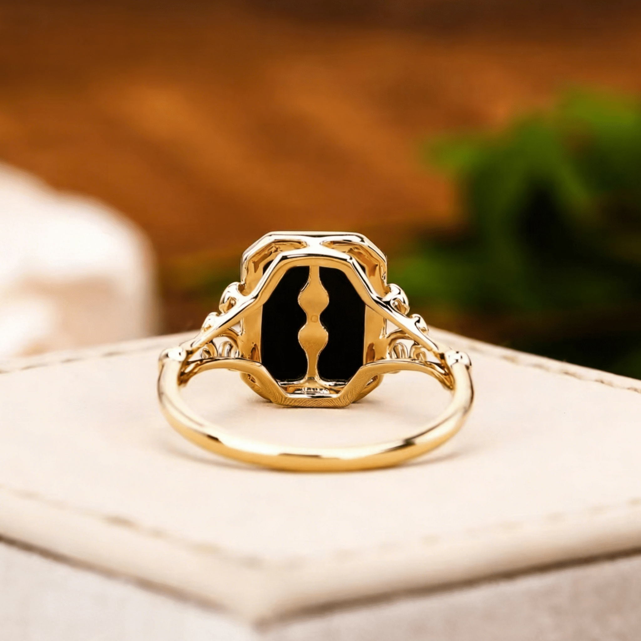 Men's Dark Gothic Fashion Ring, Unisex Style