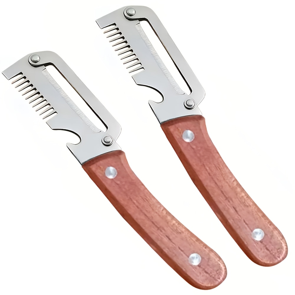 TEMU 2pcs Multi-functional Peeling Scallion Tools, Potato Scraping Tools, Household Peeling Scallion Tool, Fruit And Vegetable Peeling Tool, And