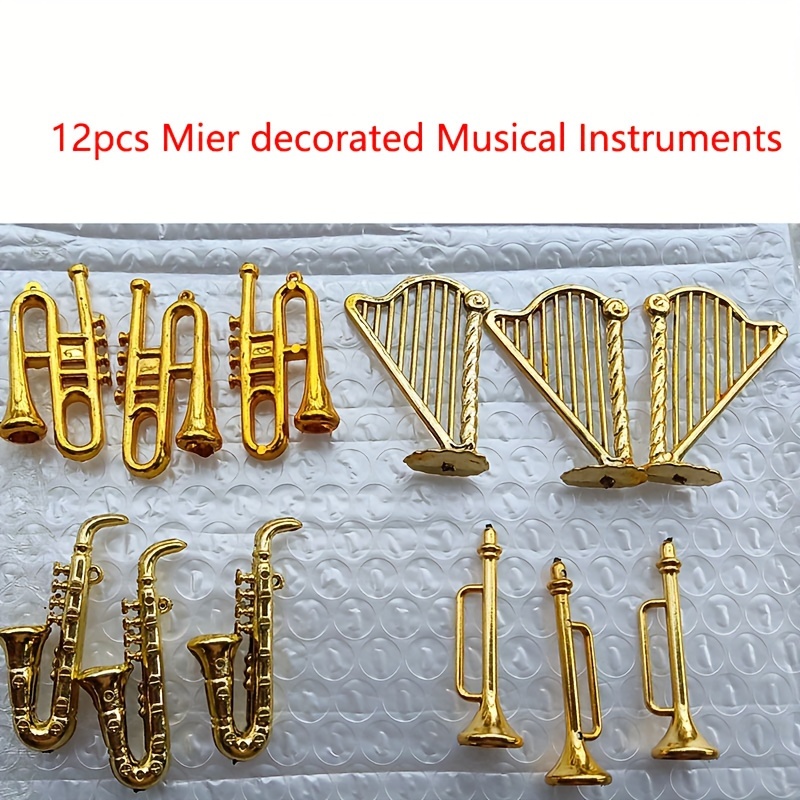 

12pcs Miniature Plastic Instrument For Making And - Assorted Instrument Set