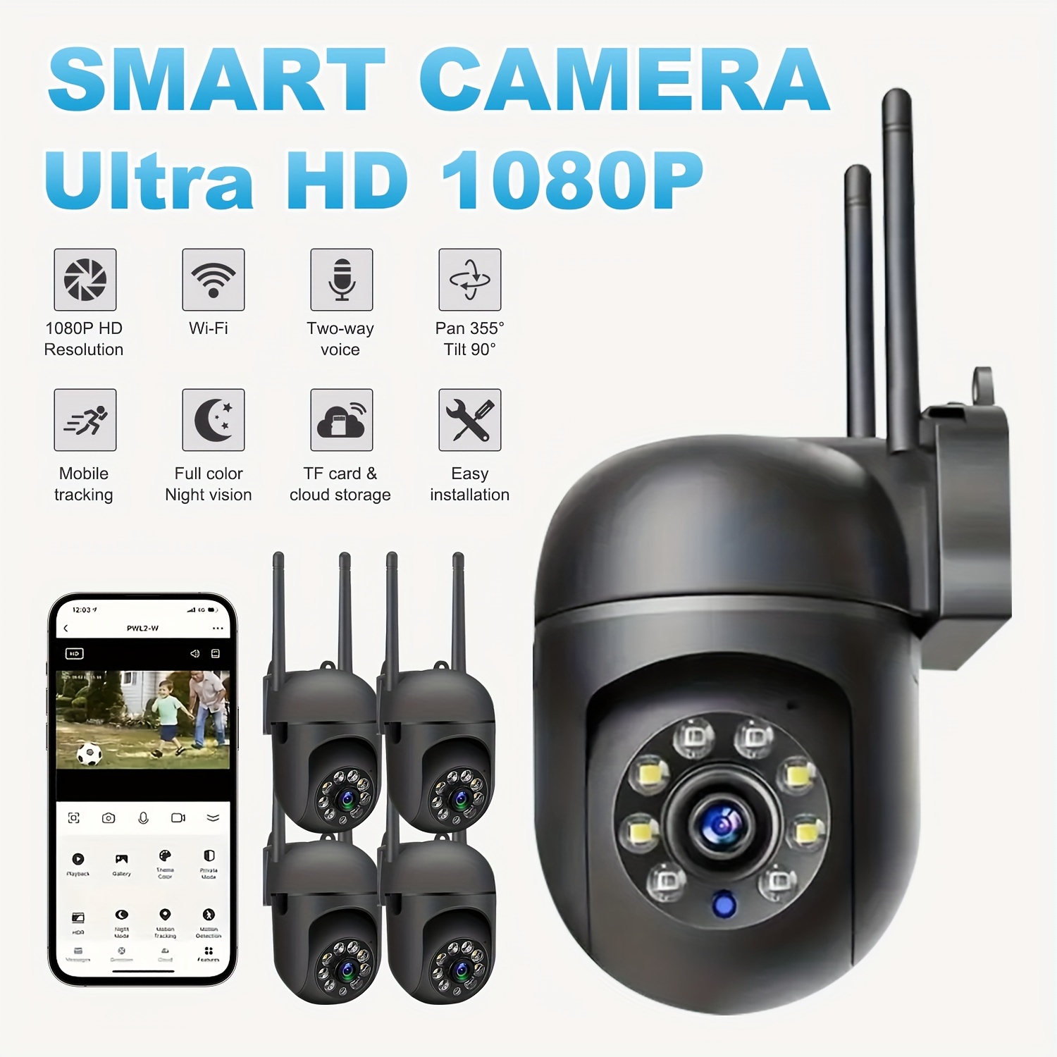 1080p Wifi Camera Inqmega Hd 1080p Setup INQMEGA Outdoor Solar