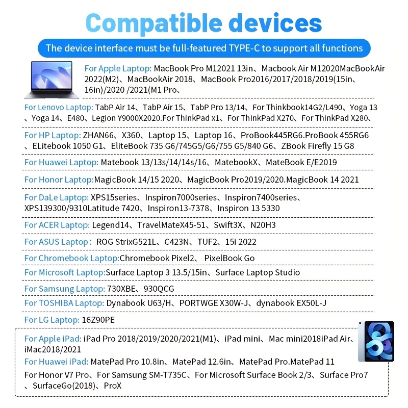 Adaptador USB C a HDTV [4K@30Hz], USB tipo C a HDTV de alta velocidad, convertidor de pantalla HD USB C, plug and play, adecuado para computadoras, tabletas, teléfonos, etc., ligero y portátil, plug and play