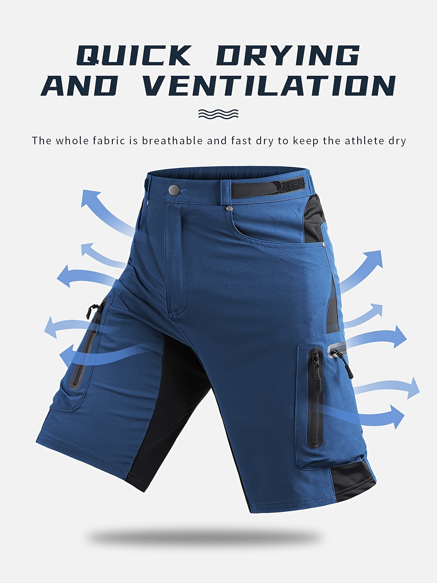 item picture mens quick dry breathable riding shorts multi   riding wear and outdoor activities multifunctional athletic shorts size exchange