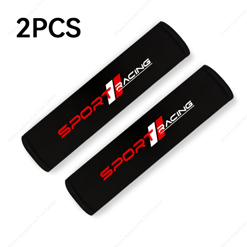 TEMU 2 piezas, Funda para de cinturón de seguridad automotriz, Cómoda y con protección antiestrangulamiento para hombros y cuello, Alivia la presión