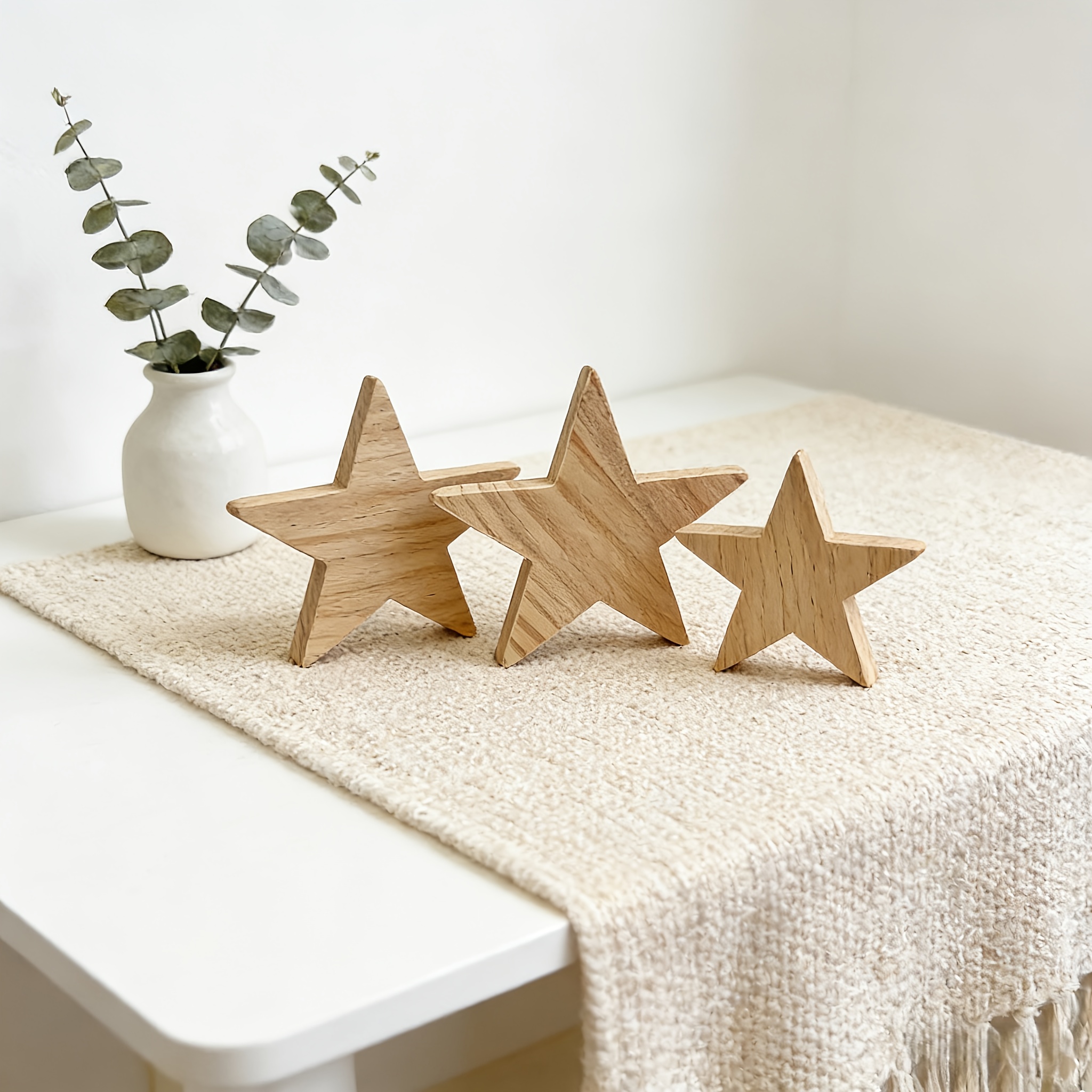 Image of 3pcs Thickened Solid Ornaments, Party Decoration Good, Used For Desktop Cabinet Decoration, Wall Hanging Ornaments Or Other Decorative Supplies, Party Birthday Supplies