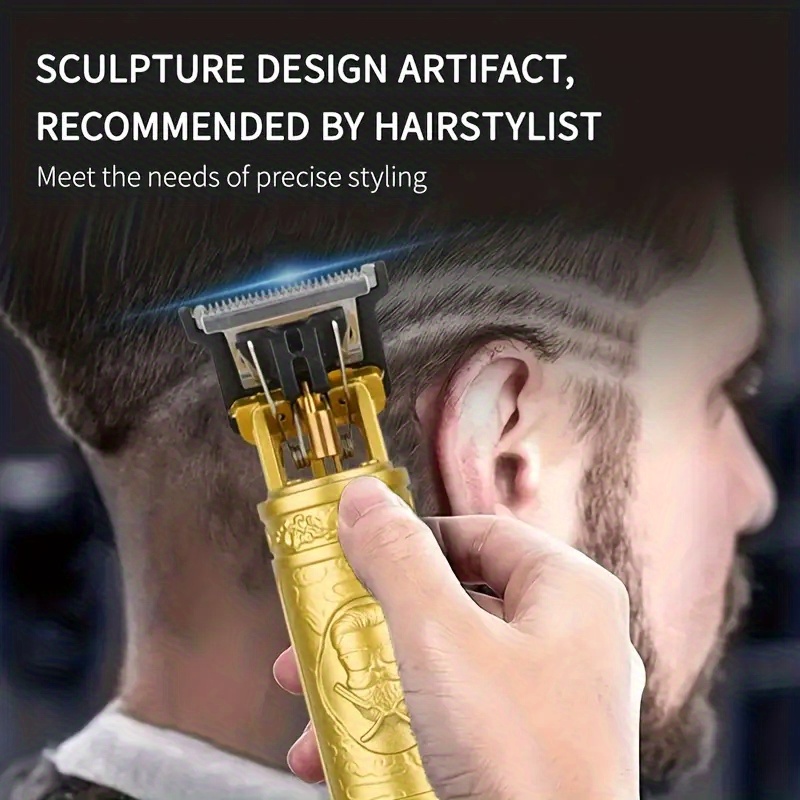 Professioneel draadloos elektrisch scheerapparaat voor heren