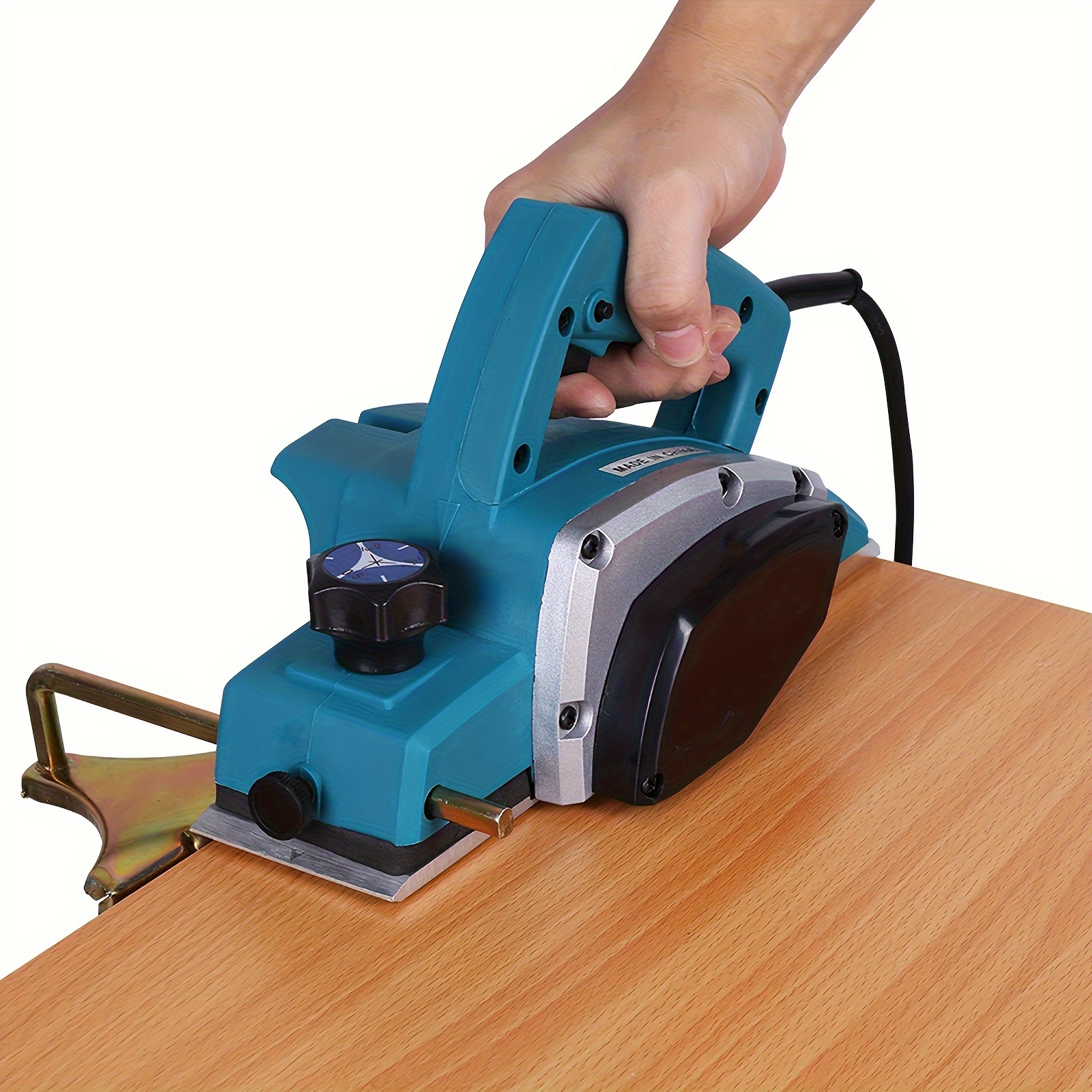 

Portable Electric Wood Planer Hand Held Woodworking Power Tool For Home Furniture