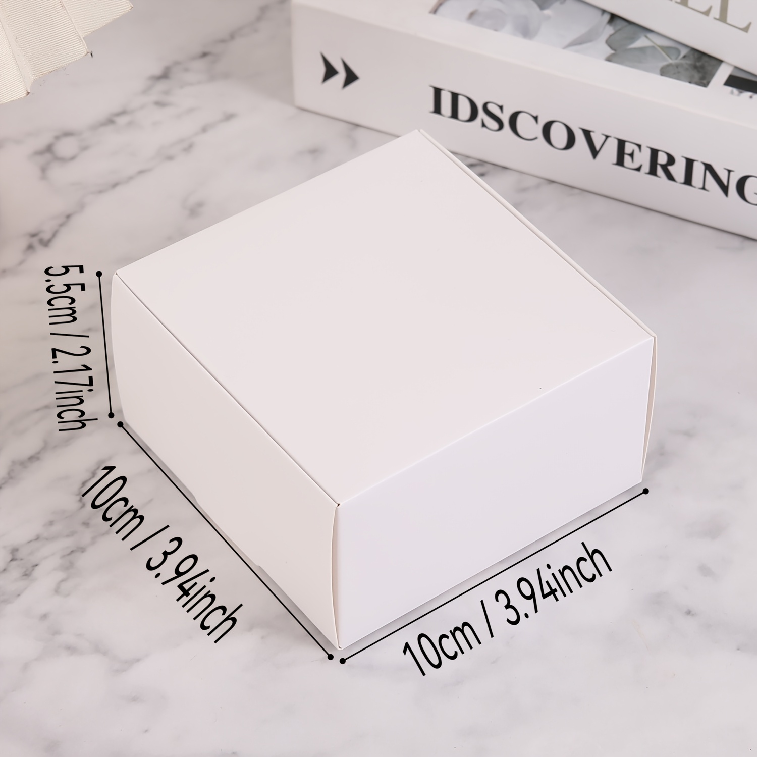 TEMU Regalo /Lui Set da 16 Scatole Quadrate 10x10x5cm, Adatte per Confezioni Regalo per Feste, Imballaggi per Piccole Imprese, Divisori e come