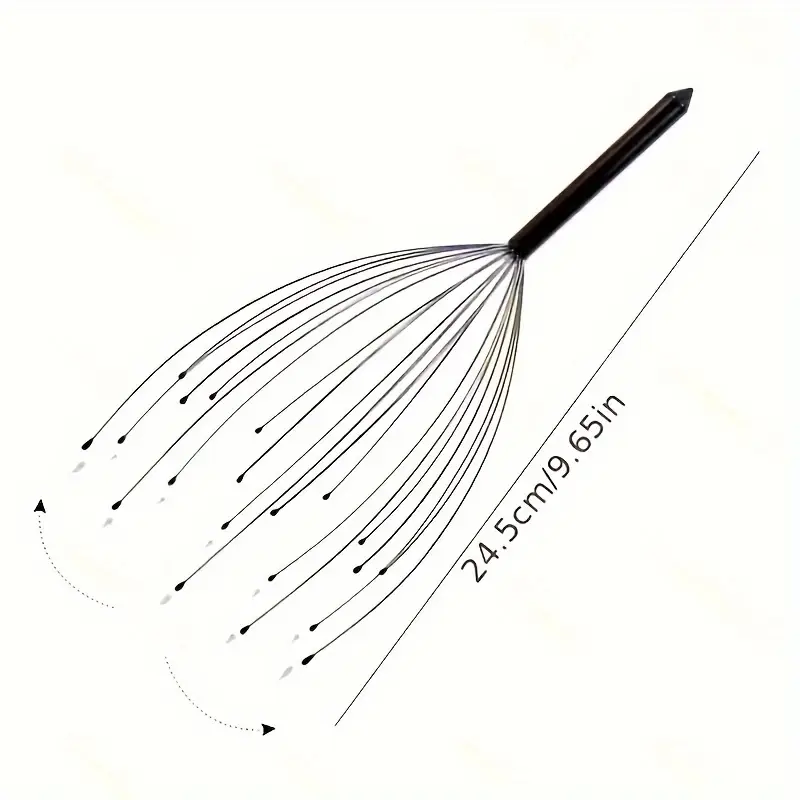 a handheld scalp massager with 20 prongs designed for deep relaxation and for men and women at home serving as a scalp massage tool and a soul extractor Product details 4