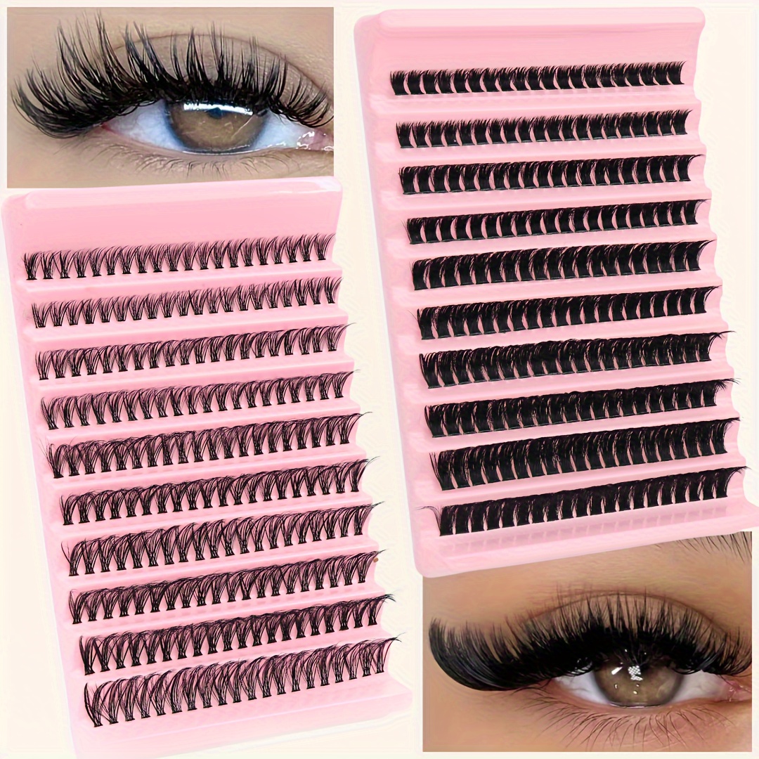 

60 30d And 200 30d&80d, 240 30/60&40/80 And Eyelash Book 30-60, Multiple Styles 8-16mm Length Mink False Eyelashes For Diy Eyelash Extension, D Curling, Fluffy Mink Lashes