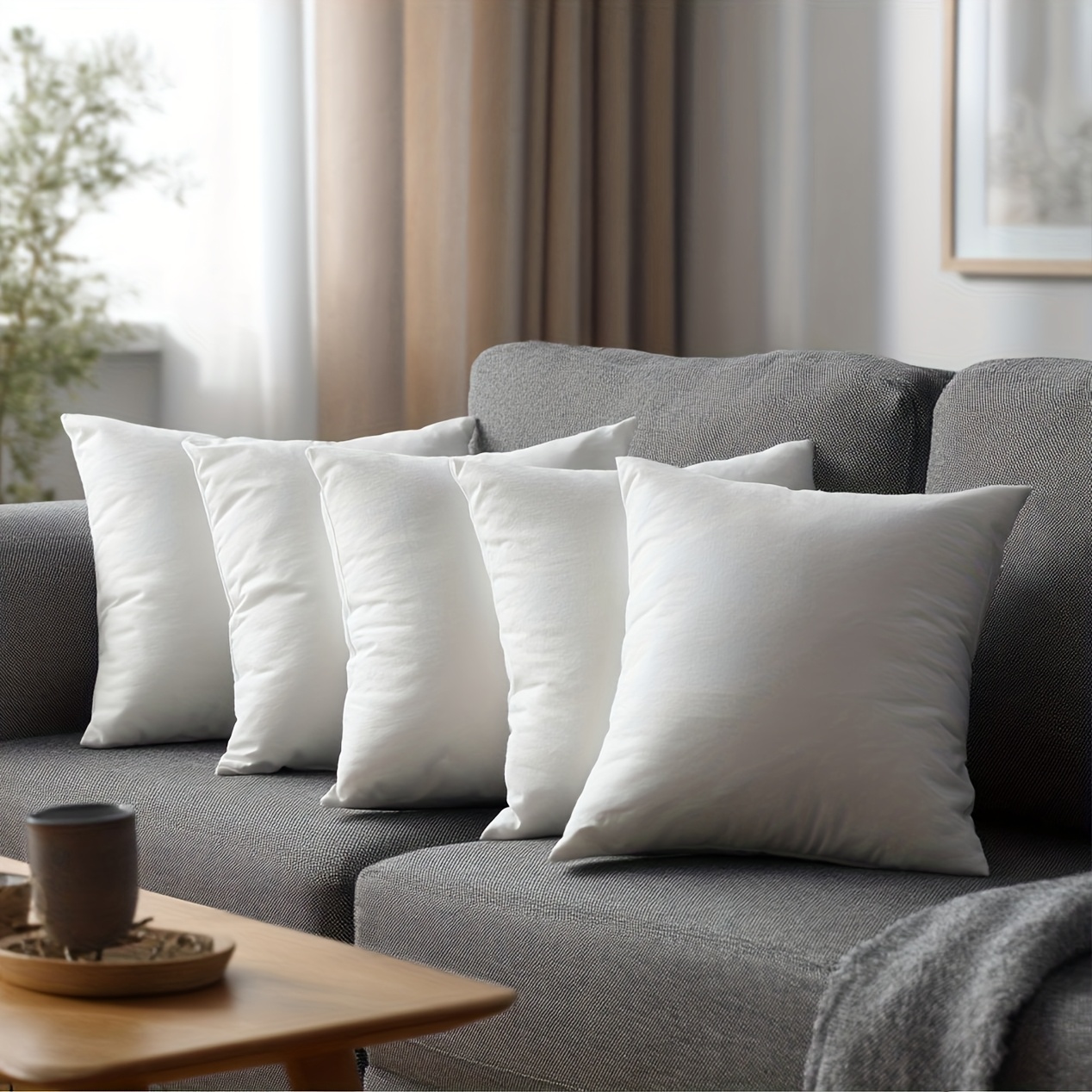 TEMU 5pcs Pillowcases, Providing Comfortable Support, Suitable For Christmas And Autumn-winter