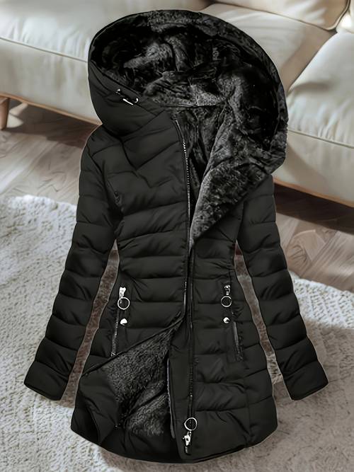 immagine dell'articolo nuovo invernale da donna a lunghezza con in pile , tessuto premium selezionato, design e caldo , vestibilità , a , sia per il pendolarismo che per allaperto, che in il tuo