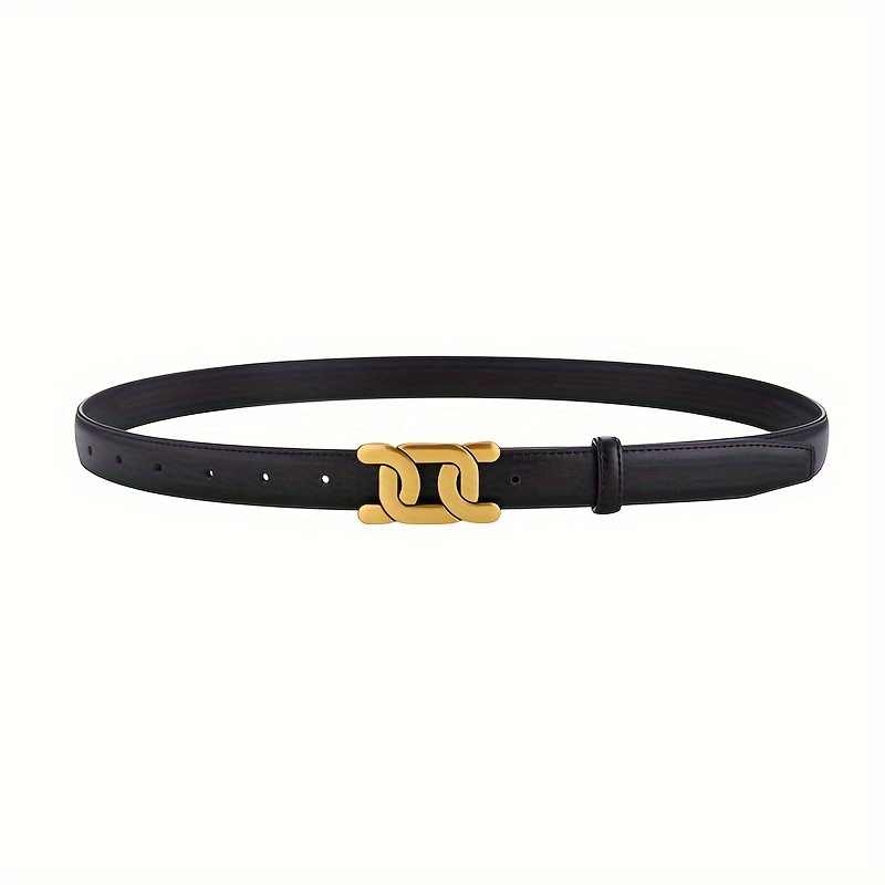 Belt Women' Sense Decorative Suit Belt Influencer Fashion Versatile Black Jeans Belt