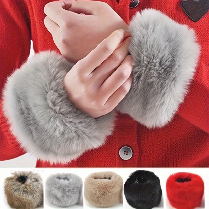 

Fall/ Fur Arm -knitted Sleeve Wrist