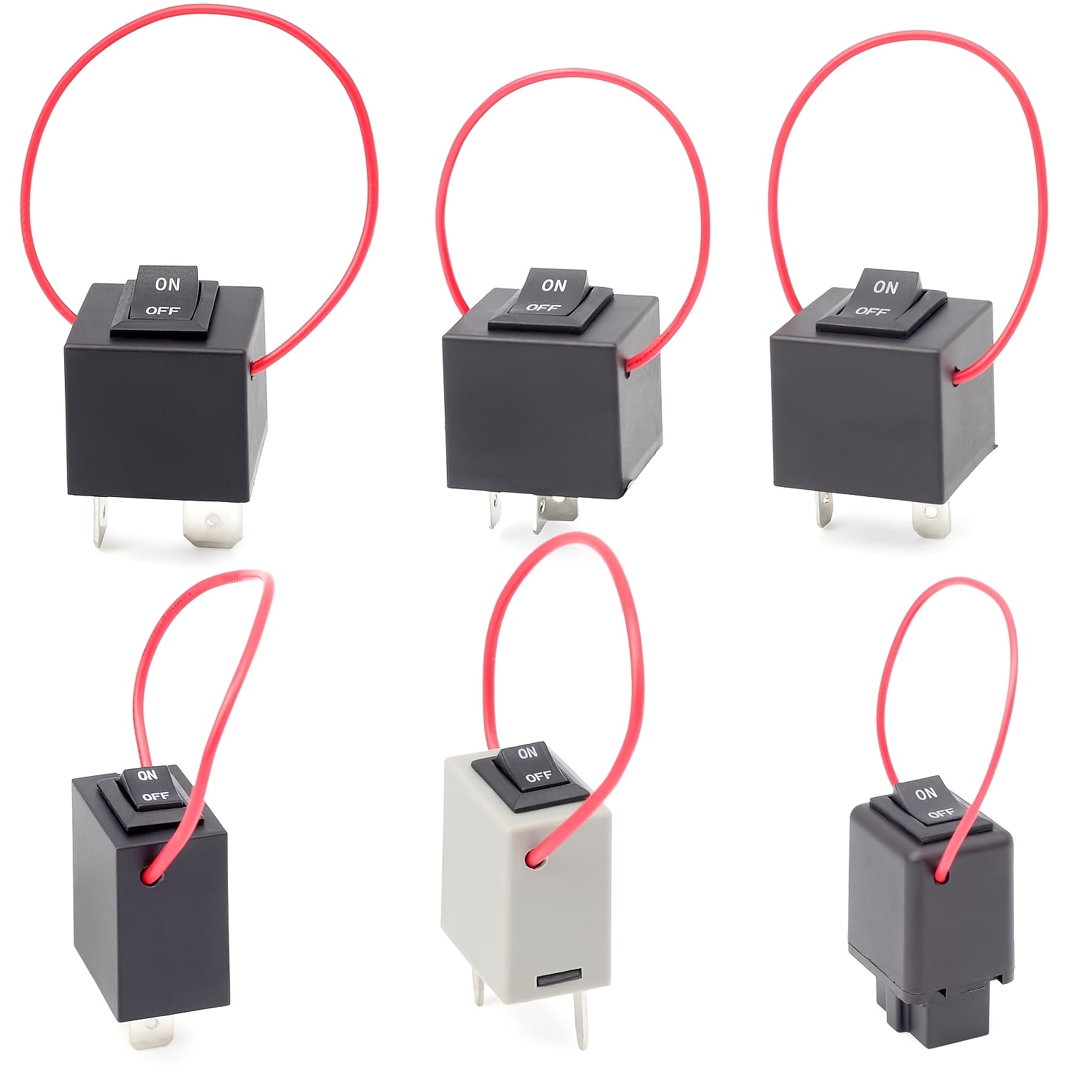 TEMU 9038 Type Relay Bypass Switch With Current Circuit Replacement Device, 6pcs Relay Tester Switch Kit, Relay Bypass Switch