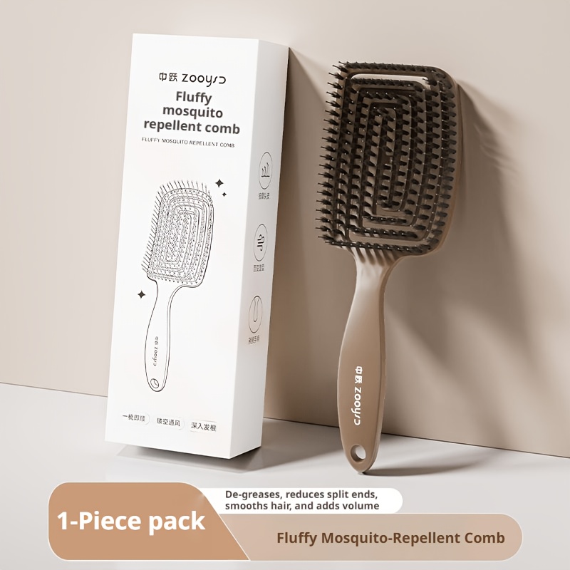 Image of Middle Suitable For All Hair Types, Ergonomic, Volumizing High Crown Comb, Hair Massage Tool, Women's , Long Hair Styling, Hollow Comb