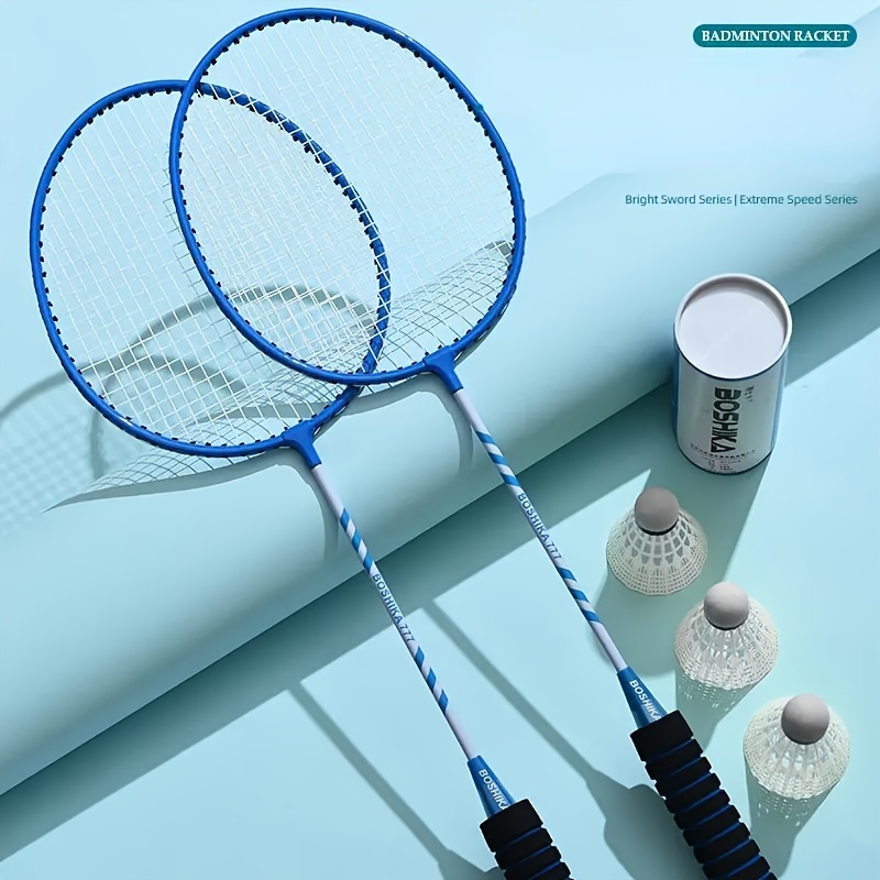 

A Set Containing 3 Badminton Rackets And 2 Badminton Rackets, With A Lightweight And Sponge , Suitable For And Entertainment