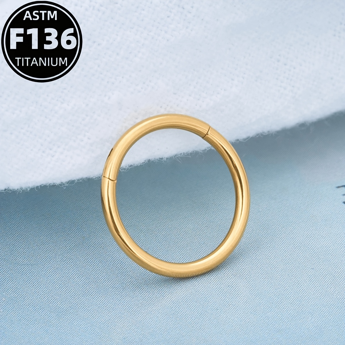 E-shop G23 Nasenring mit Scharnier 16G Septum Ring - Ohrknorpel Rook Helix Tragus Daith Ohrring Multifunktionales Piercing Schmuck