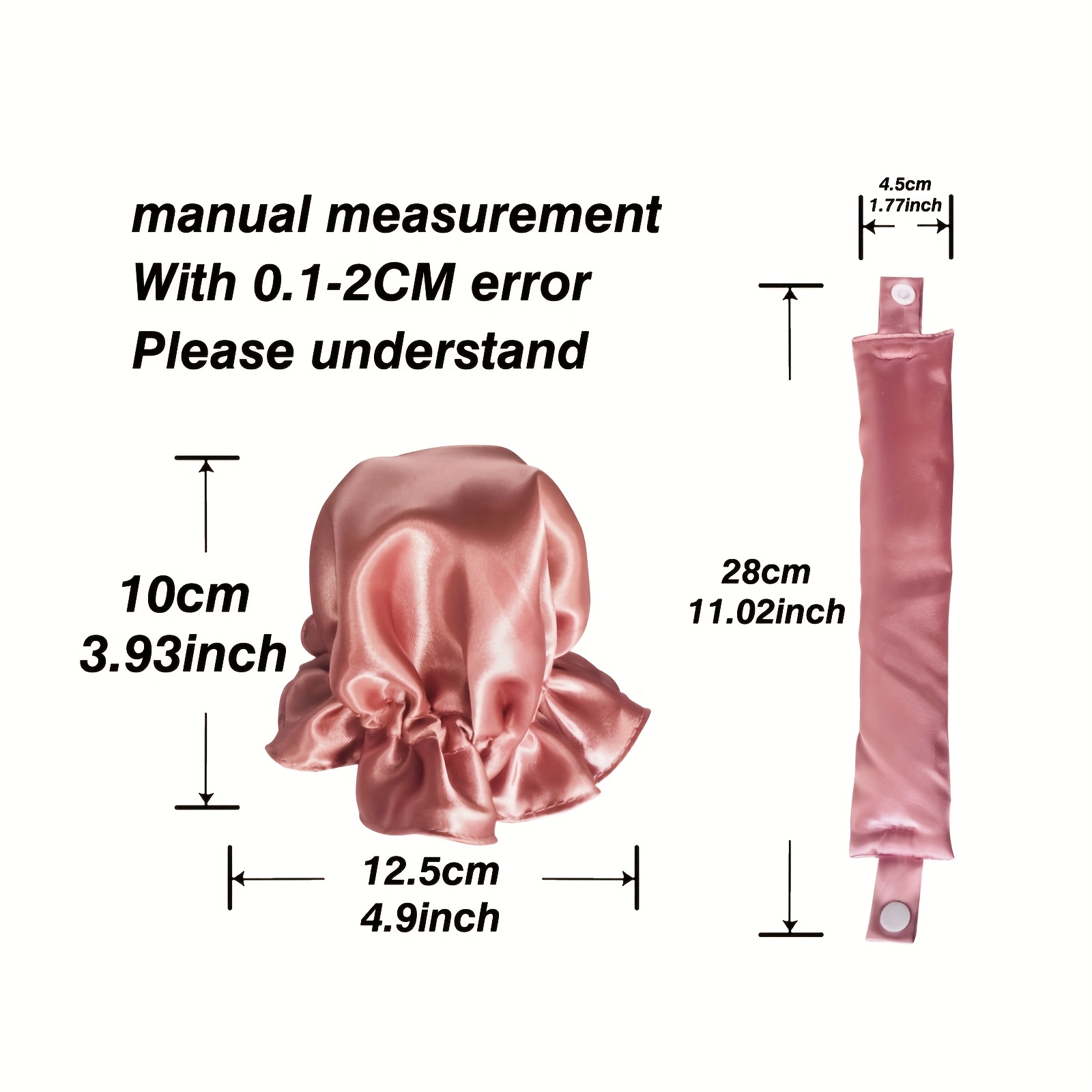 2pcs Portable Heatless Hair Curler for Sleeping