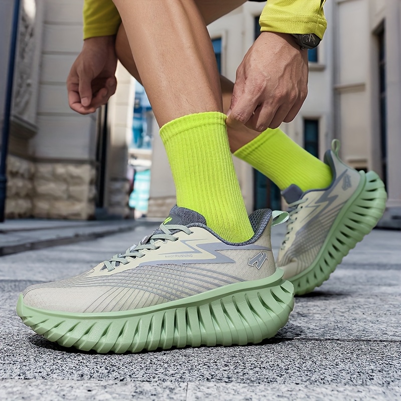 Men's Running Shoes, High-Quality Casual Sneakers, Outdoor Trail Running Shoes, Slip-Resistant and Durable Mesh Breathable Lightweight Hiking Shoes, Indoor/Outdoor Road Running Shoes, Fashionable Student Sneakers, Fitness Shoes, Large Size Shoes