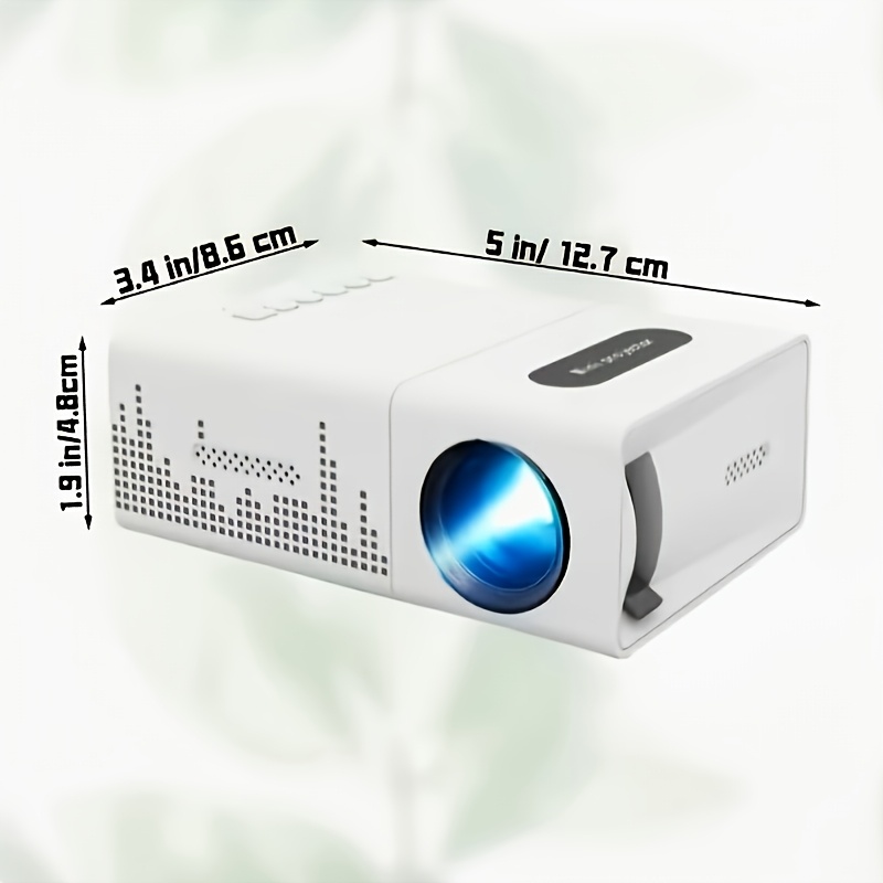 TEMU Mini Portable Projector That Connects To Phone, Easy To Carry Or Use , Compatible With Usb, Sd, Av, Hd, Etc., For Christmas And New Year