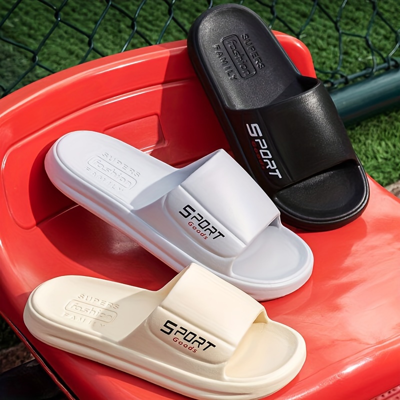 

Sport Goods Men's Casual Slides - Comfortable Eva, Non-slip Sole For Indoor/outdoor Use, Wear