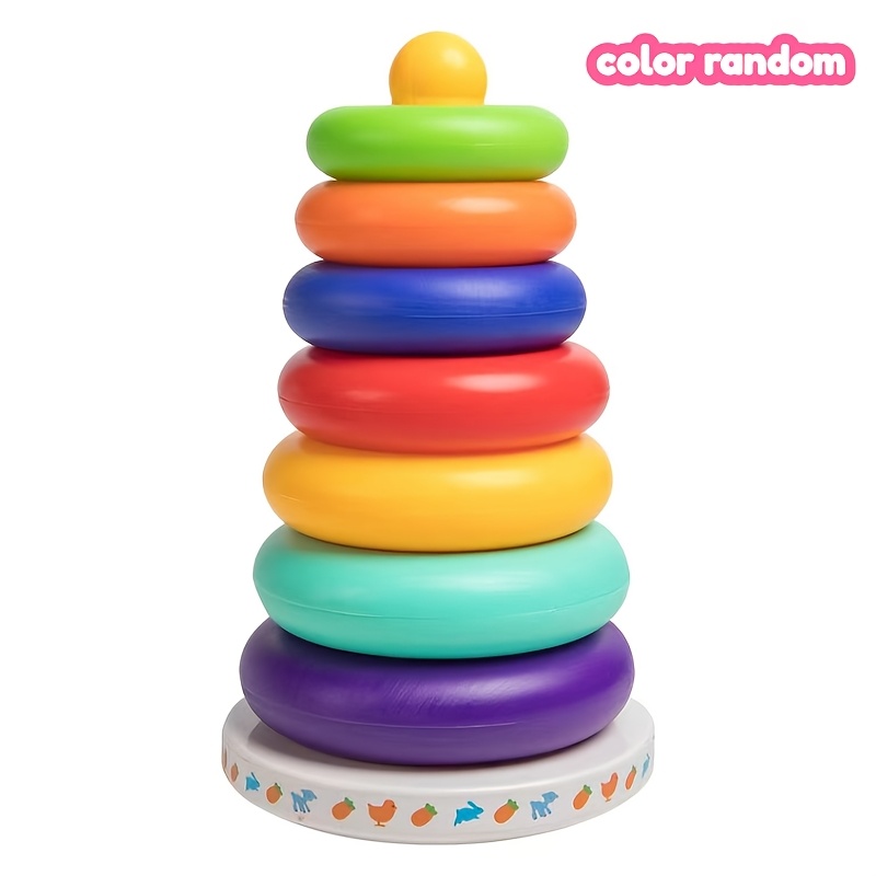 8pcs Accessories Sorting, Stacking, Splicing Toys No Power Need, Random Color