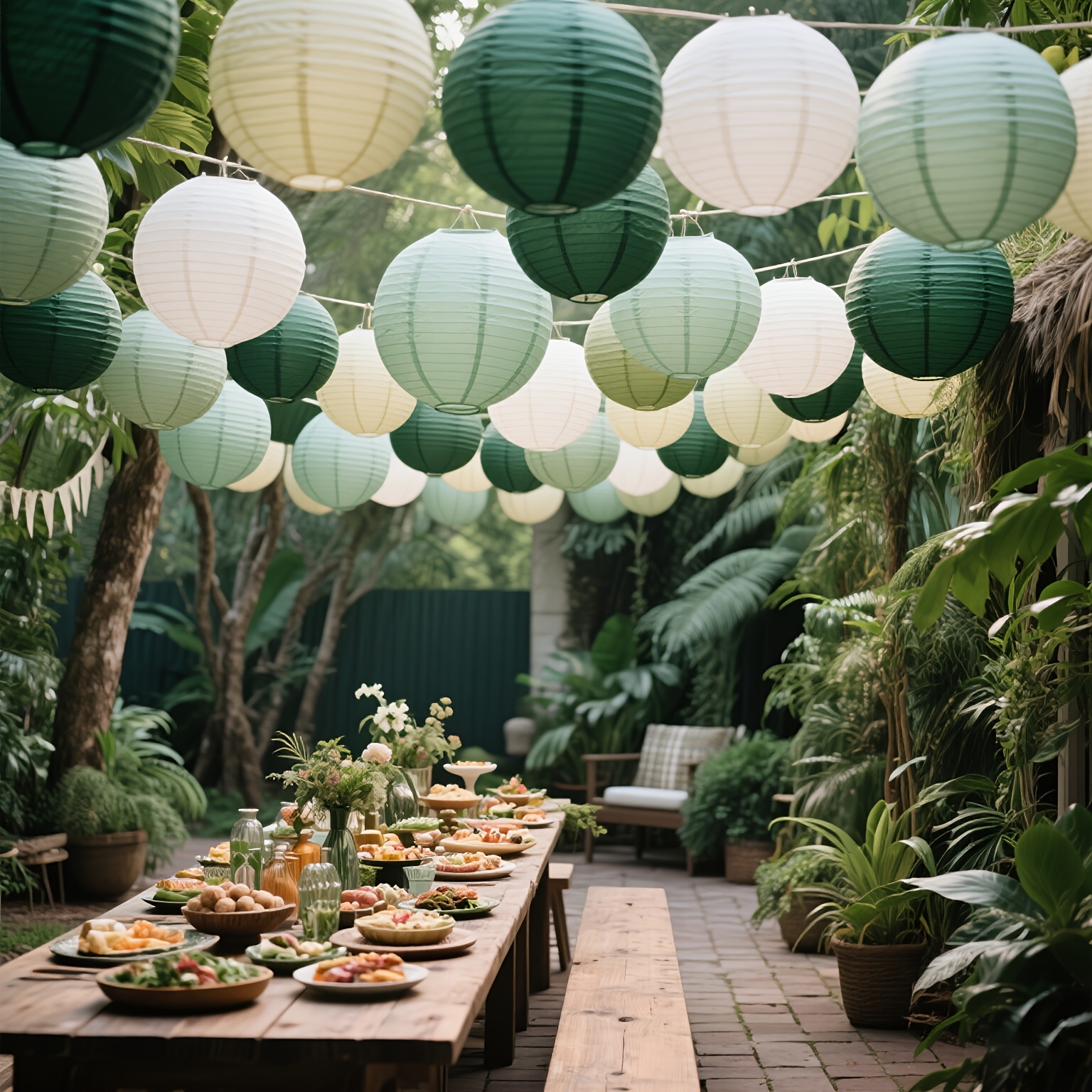 12pcs elegant sage green paper lanterns bohemian jungle themed party decorations suitable for weddings bridal showers birthdays anniversaries graduations frameless no electricity required no feathers paper lantern decor
