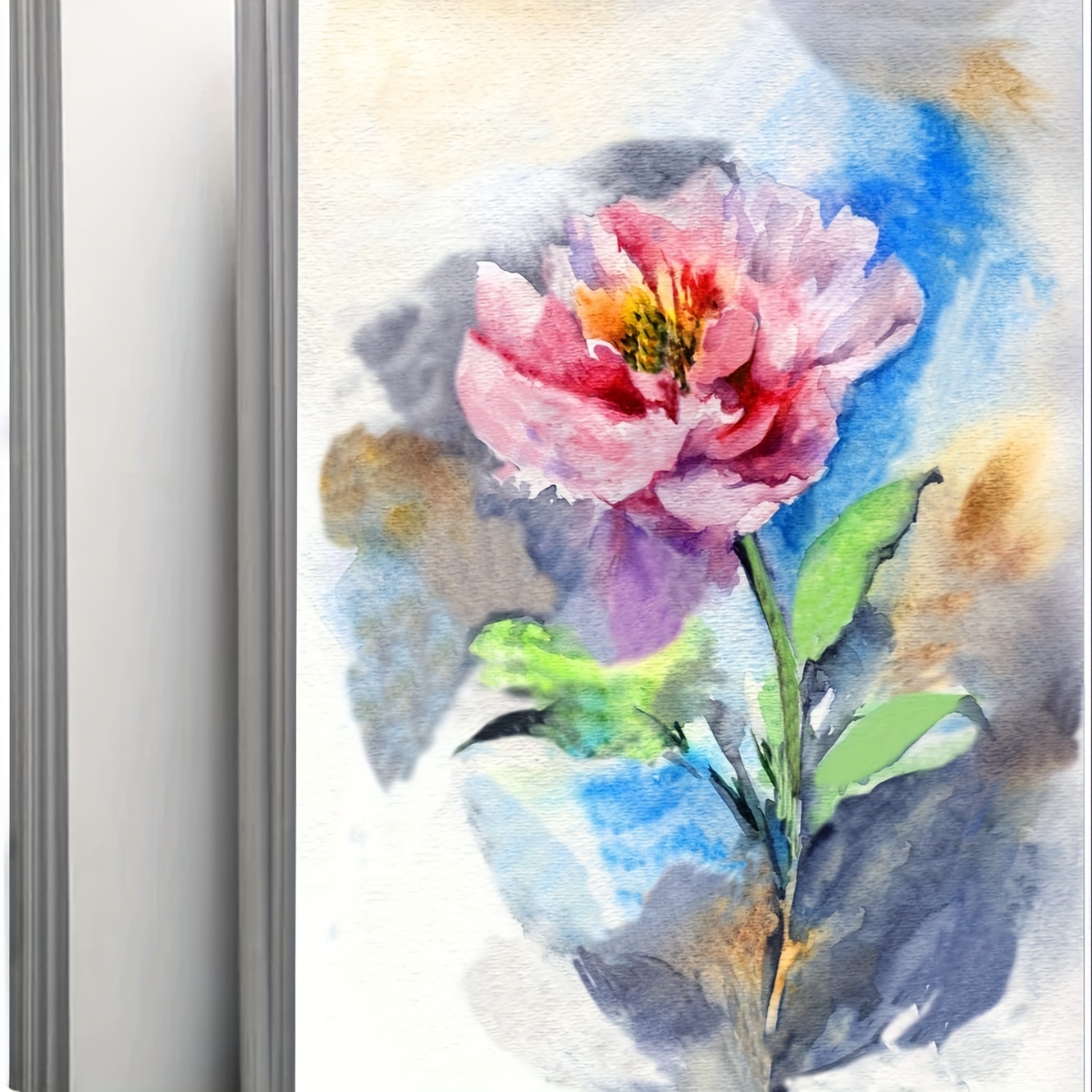 

100pcs White Watercolor Paper Cold Press Paper Bulk Watercolor Drawing Artist, A4 Size