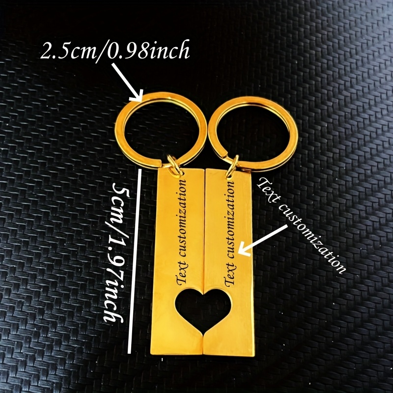Custom Stainless Steel Initials Lock for Couples