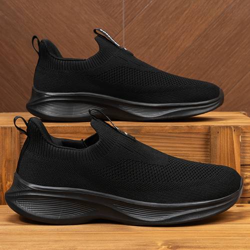 mens slip on casual sneakers for daily commuting mens road running shoes