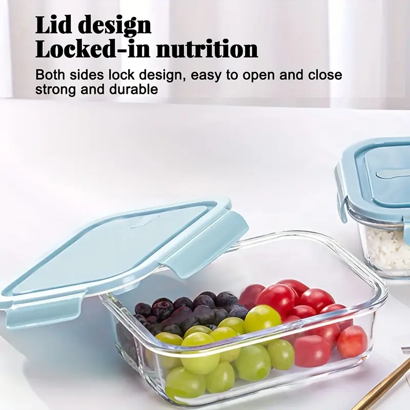 microwave freezer lunch box with silicone seal leakproof bento box for camping picnics Product details 1