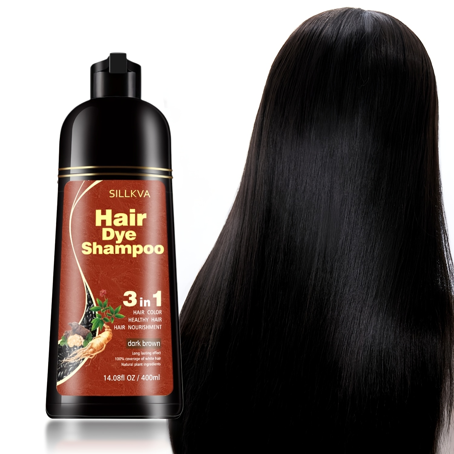 hair color shampoo in black dark brown espresso 3 in 1 - Temu hair color shampoo in black dark brown espresso 3 in 1 - Temu