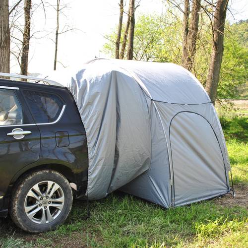large camping tent for suvs measuring 118 inches by by 78 8 inches made from and durable 210d oxford cloth featuring uv protection and capabilities
