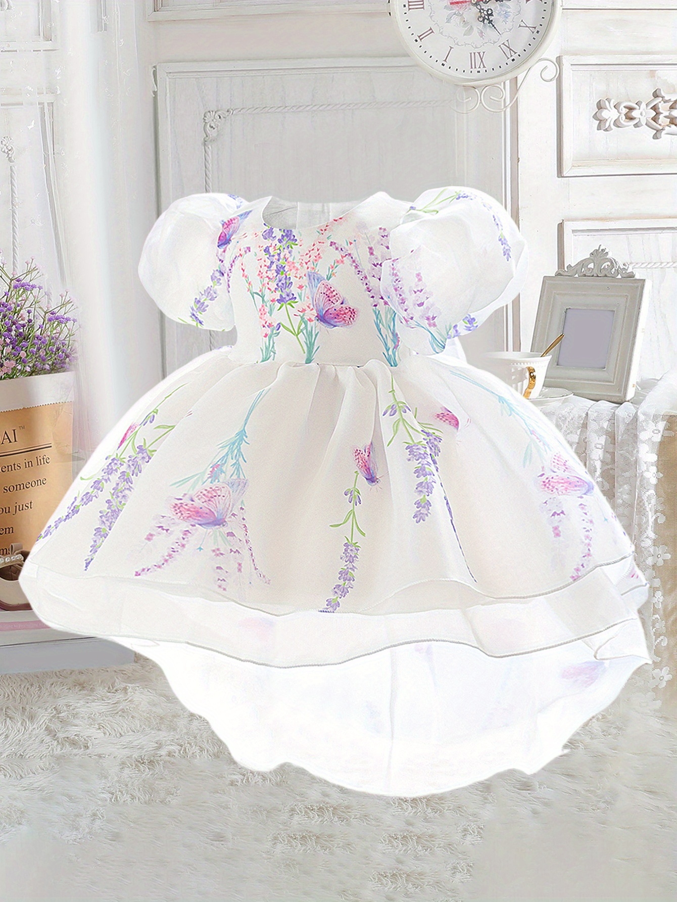 prom ball dress Glitter-Tulle Long Prom Ball Gown H1271 Lavender / 00