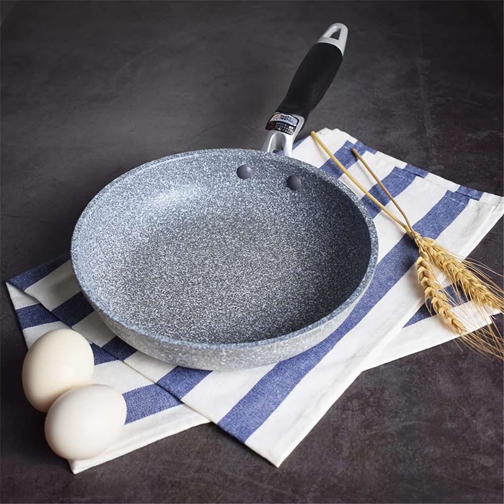 20cm non stick aluminum frying pan versatile for gas induction     with maifan stone coating easy clean details 0