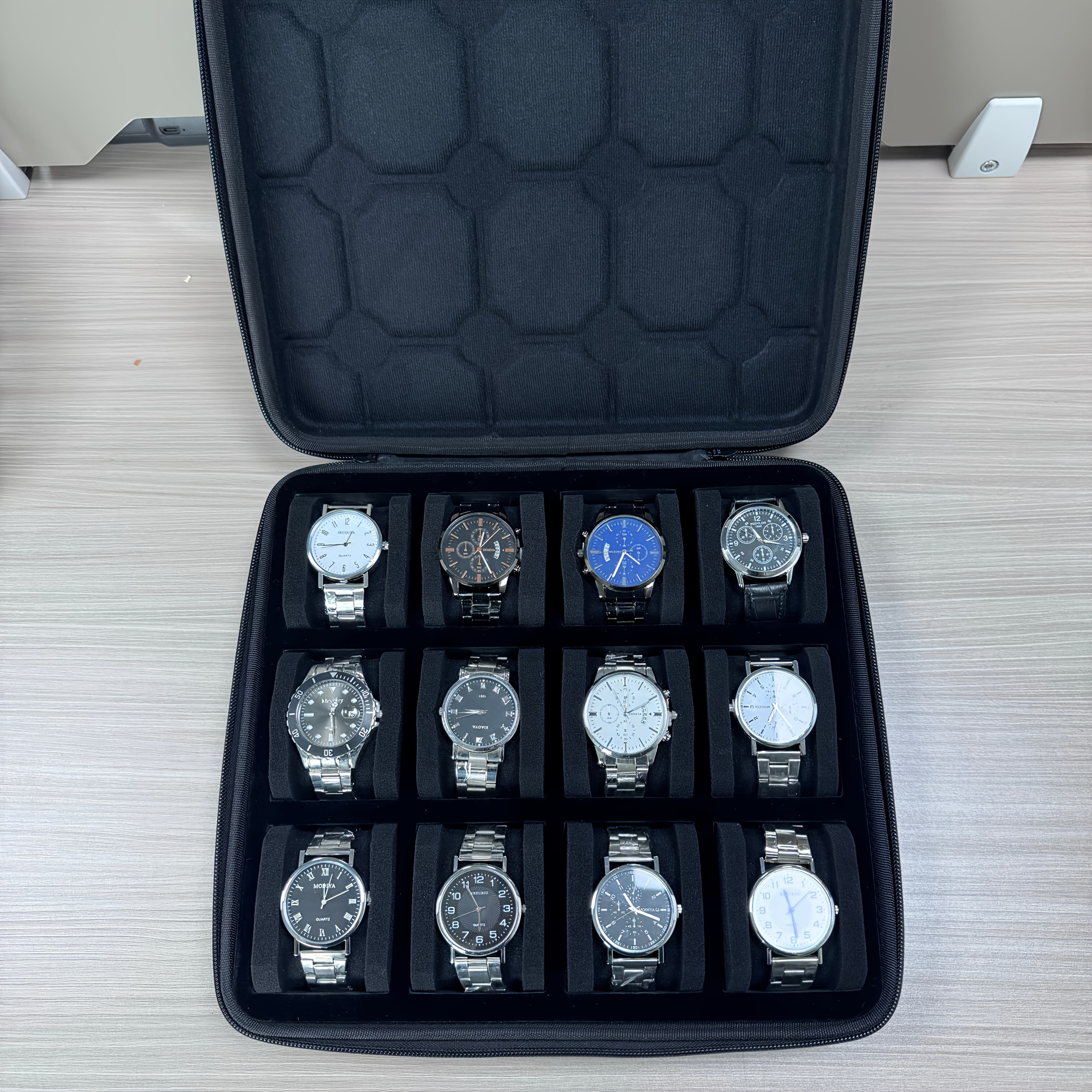 Boîte De Transport Pour Montres - Noir, Neuve Sans étiquette, Rangement Voyage